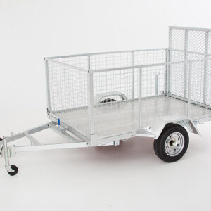 8x5 RIDE ON TRAILER with CAGE