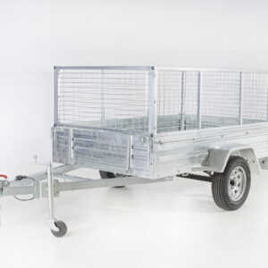7×4 STANDARD TRAILER /Cage/Cover/Spare wheel Combo